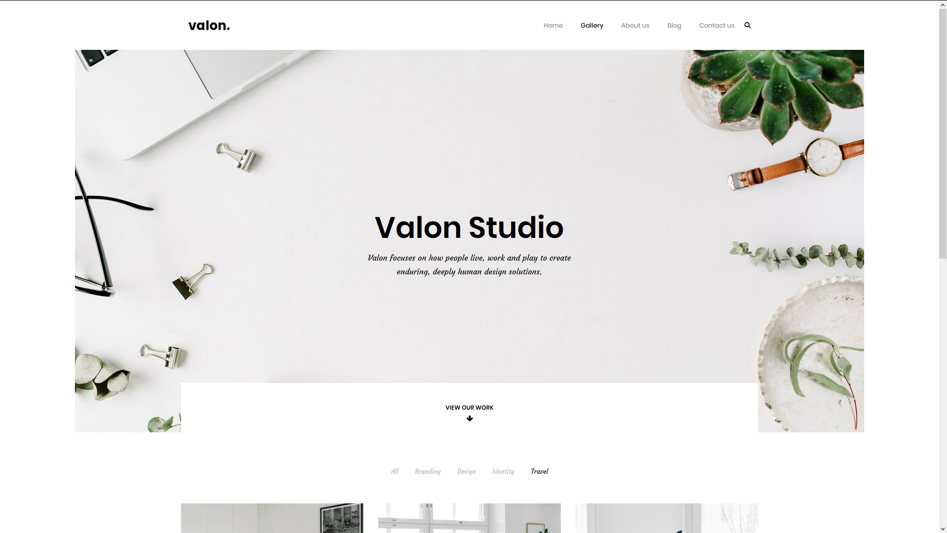 Wordpress Theme für Fotografen VALON
